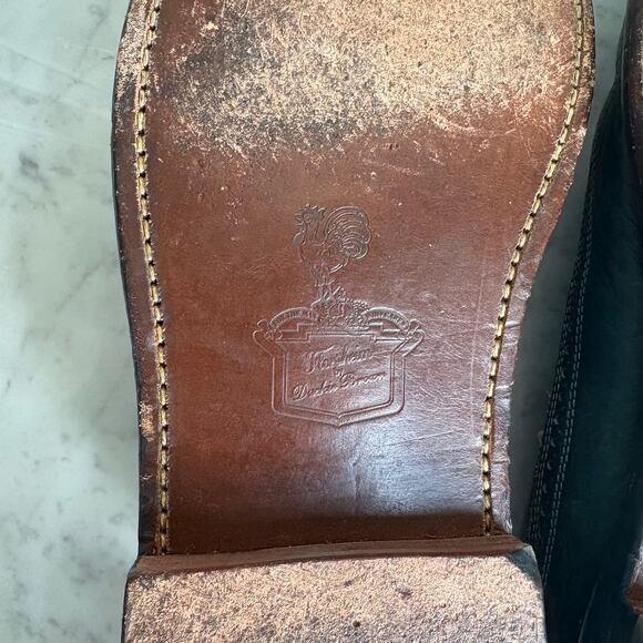 Florsheim by Duckie Brown Teal Leather Brogue Oxfords Men’s 10.5D Heritage Prep - Picture 11 of 16